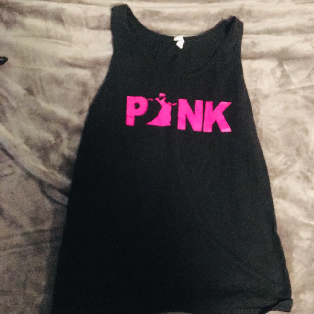 Women’s Black “ PINK “ Tank-top